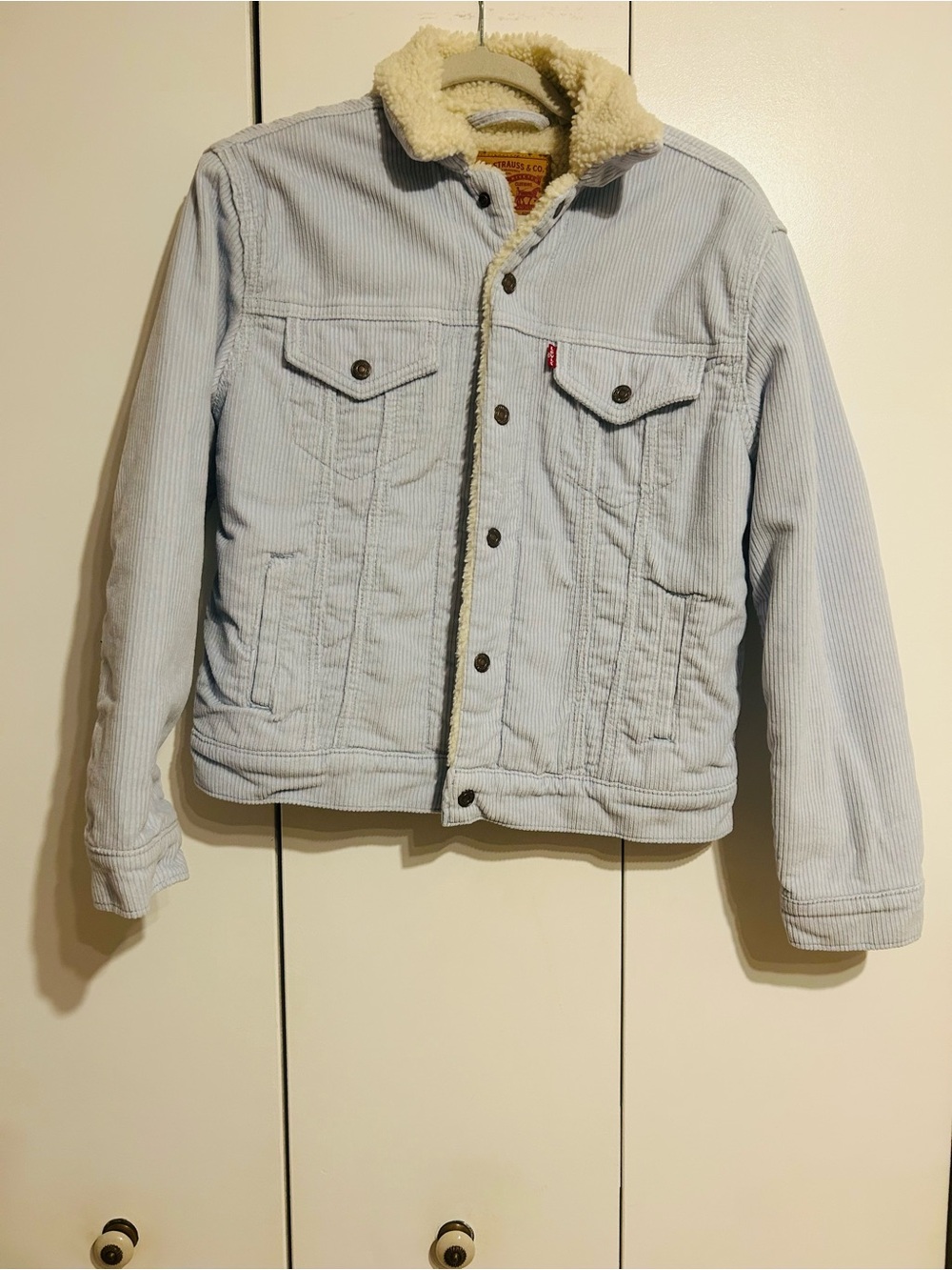 Levi’s Light Blue Corduroy Trucker Jacket